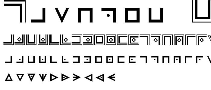 Masonic Cipher & Symbols  font